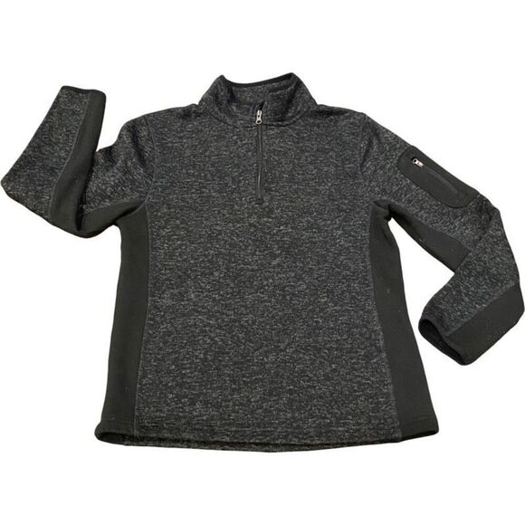 Beverly Hills Polo Club Gray 3/4 Zip Mens Pullover Size Small - Picture 1 of 12